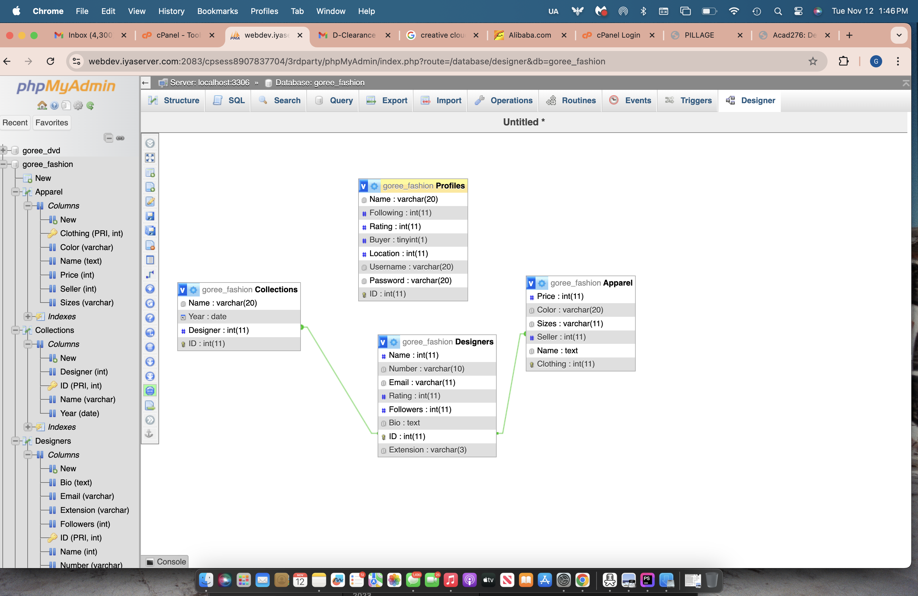 PILLAGE Database Schema